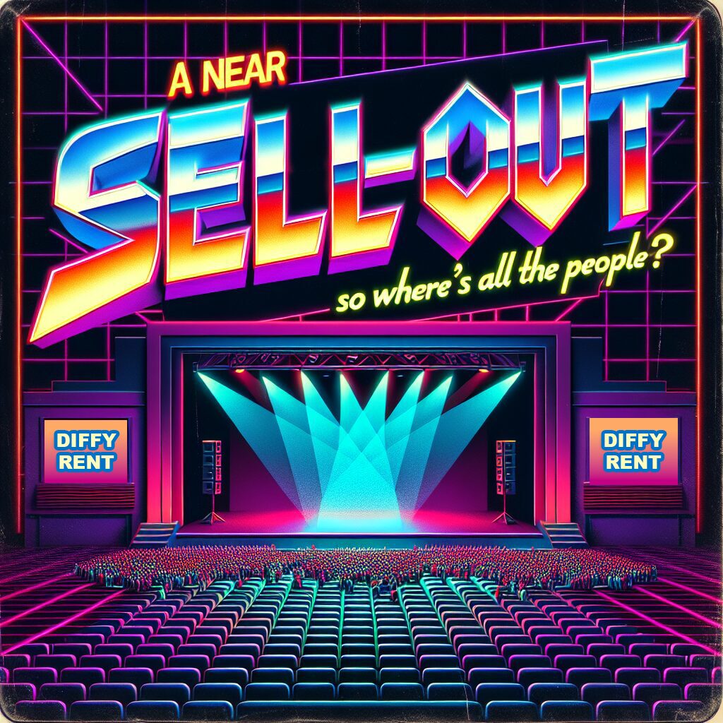 DIFFY RENT – “A Near Sell-Out, So Where‘s All The People?”